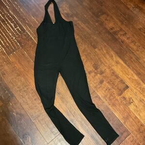 Bozzolo One Piece Ribbed Knit Halter Romper - Sz Large